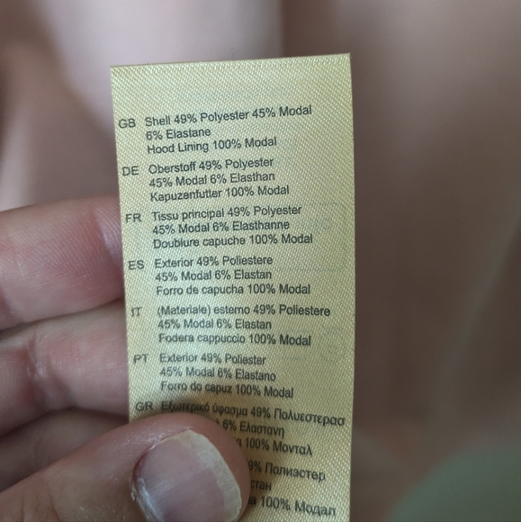 Scotch & Soda Dropped Shoulder Light Pink Hoodie - Picture 9 of 10